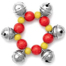 ROHEMA kids Buntes Glockenfußband rot/gelb 6 Hoch - heller Klang