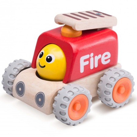 Wonderworld Smiley Fire Engine oder Helicopter - aus Holz