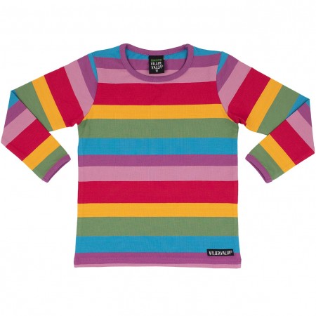 VILLERVALLA t-shirt multistripe Kinder Langarmshirt Gr. 104 - 152