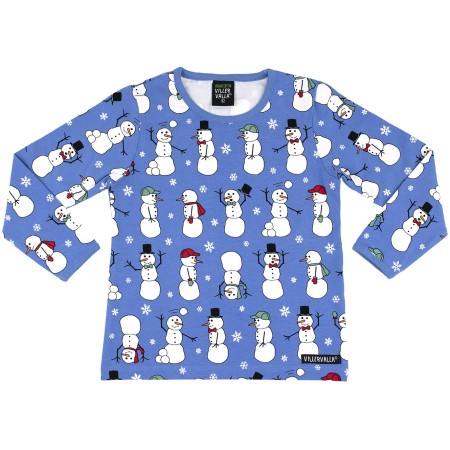 VILLERVALLA t-shirt SNOWMAN NAUTIC Kinder Langarmshirt Gr. 110 - 134