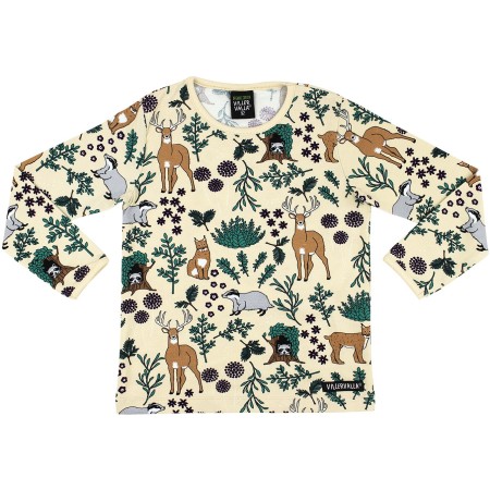 VILLERVALLA t-shirt WINTER FOREST Kinder Langarmshirt Gr. 92 - 152